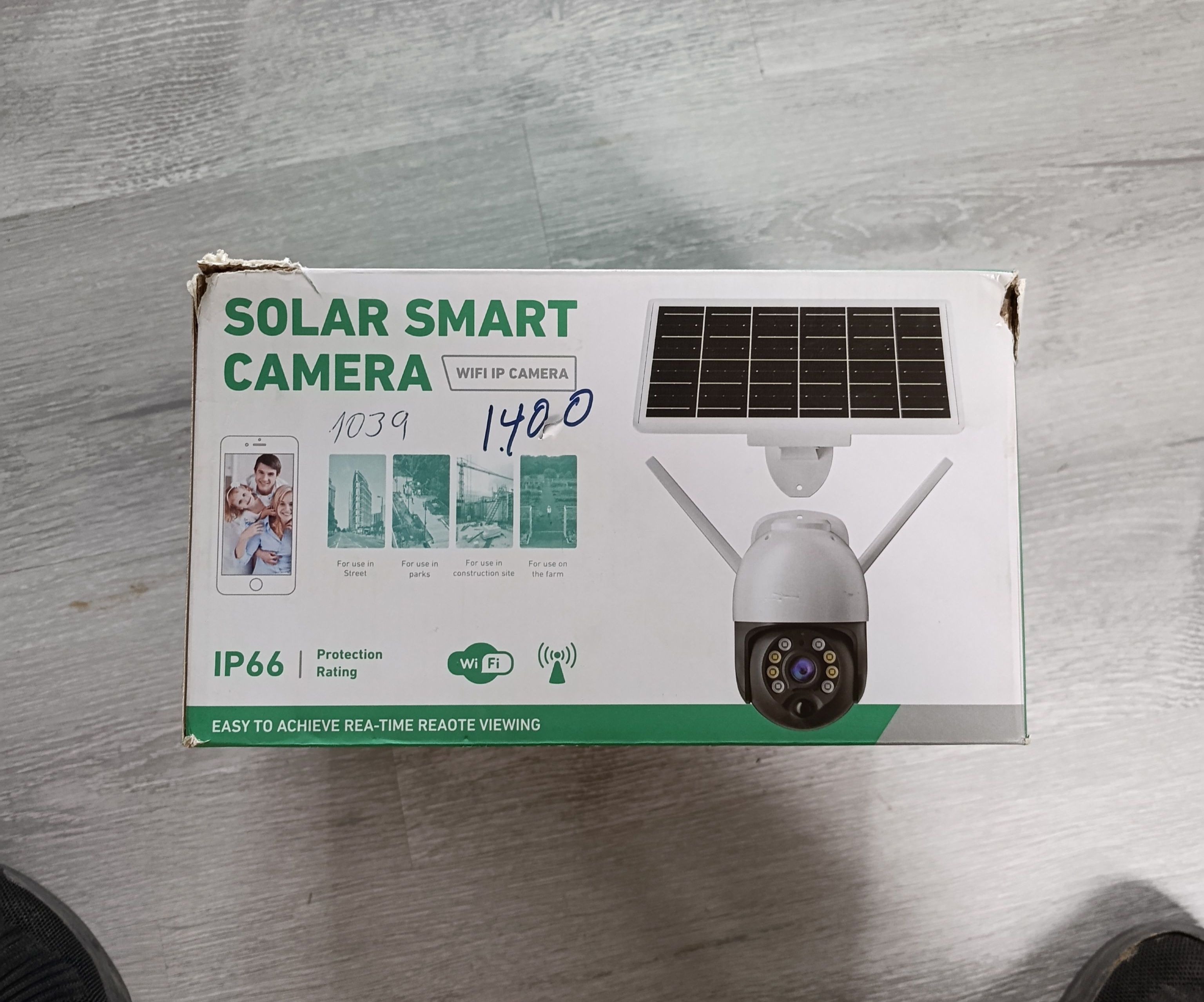 Cámara de seguridad 4G solar