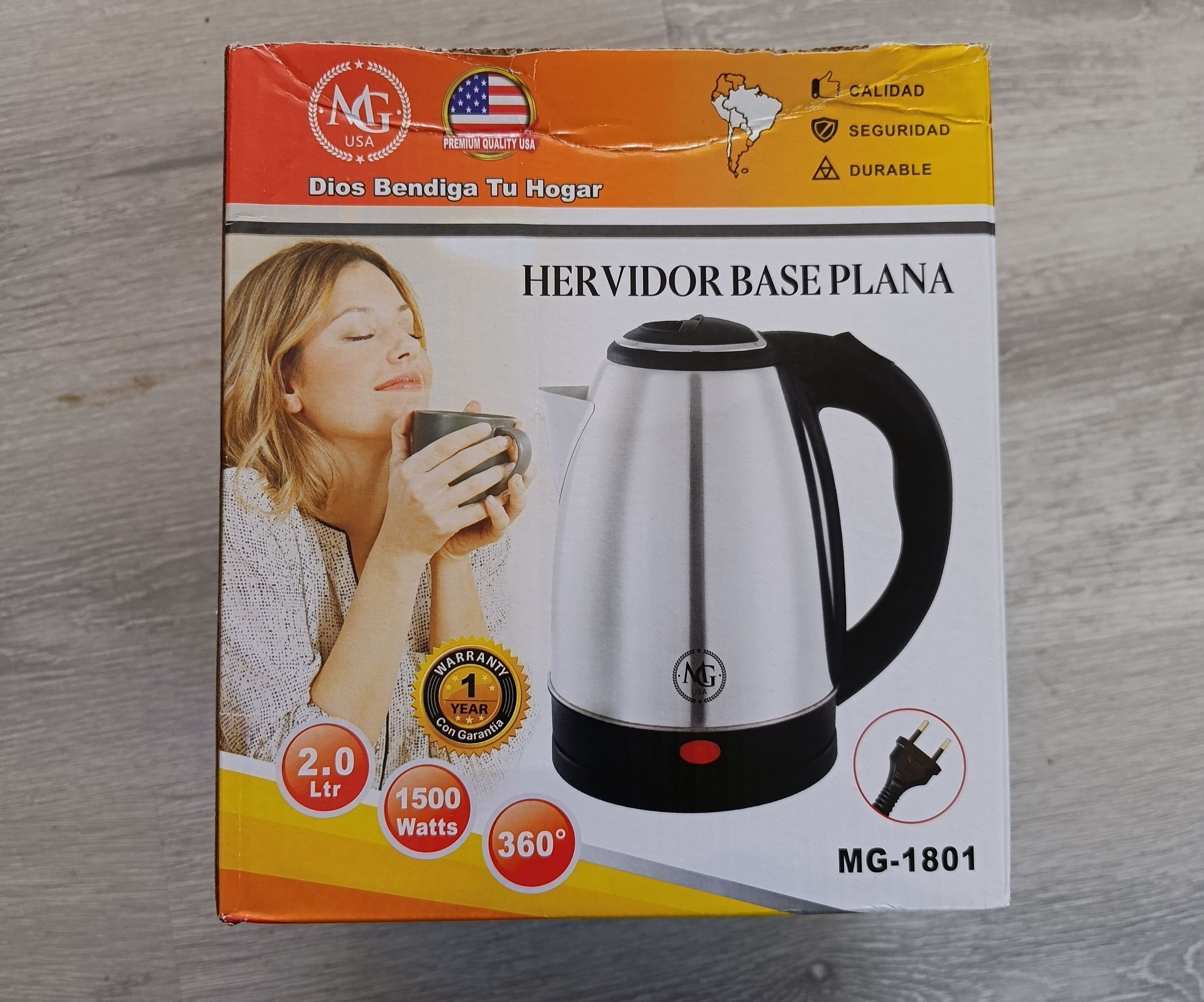 Hervidor base plana