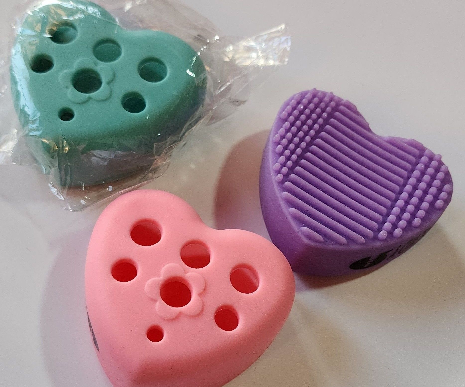 Limpia brocha pequeño corazon