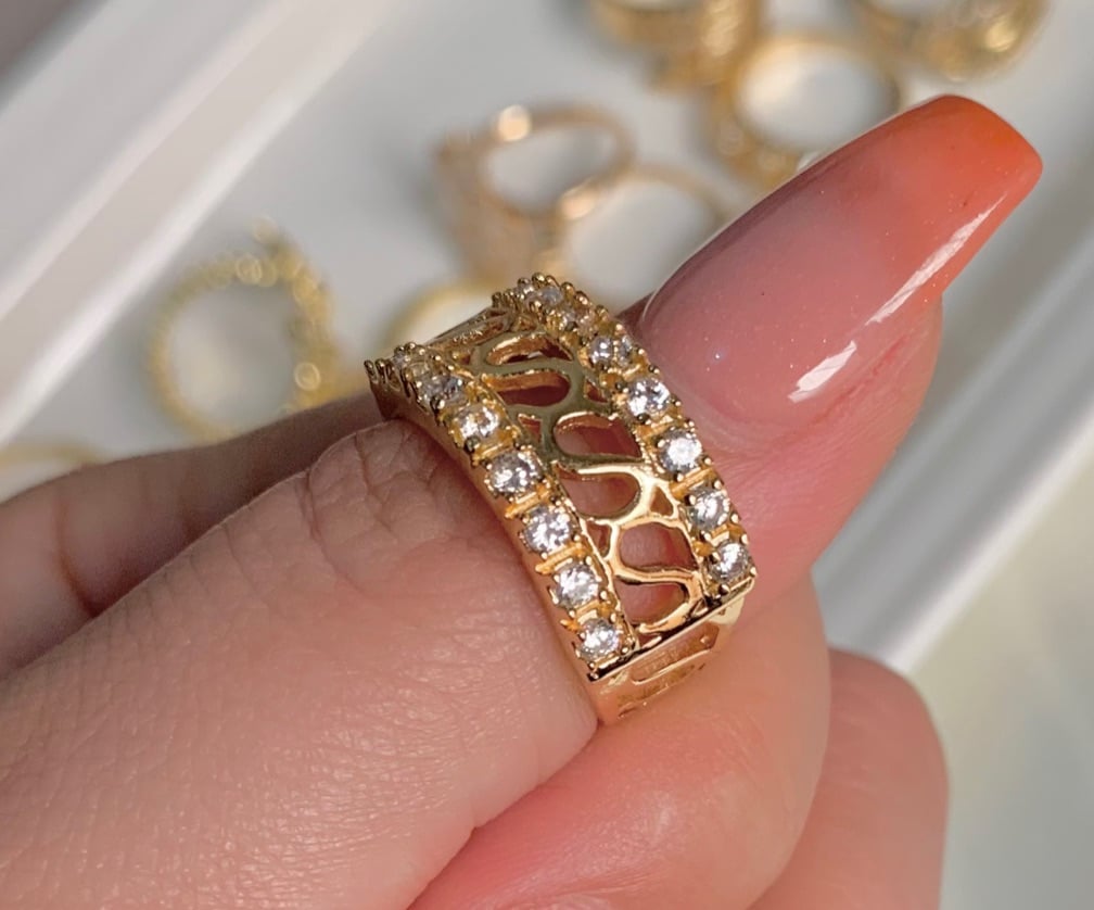 Anillo dorado XL