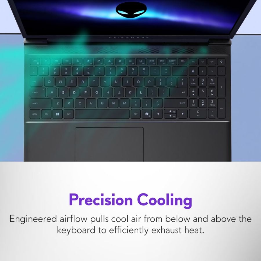 Alienware 15.3" WUXGA 165Hz Gaming Laptop, AMD Ryzen 5 220, NVIDIA GeForce RTX 4050 GDDR6, 16GB DDR5, 512GB SSD, Black, DA15265