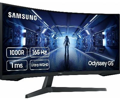 34 Inch Odyssey G5 G55T
QHD | 165Hz | AMD FreeSync Premium | Curved | Gaming Monitor