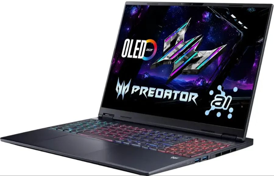 (R) Acer - Predator Helios Neo 16S AI NVIDIA GeForce RTX 5060 – Gaming Laptop - 16" OLED 240Hz - Intel Core Ultra 9 - 16GB – 1TB - Obsidian Black