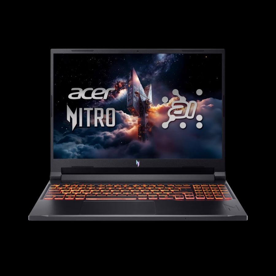 Acer Nitro V 16 1TB Almacenamiento NVIDIA® GeForce RTX™ 5050 8GB IPS 180Hz AMD Ryzen 5 240 Processor, GDDR7 VRAM, 16GB RAM, 1TB SSD, Obsidian Black