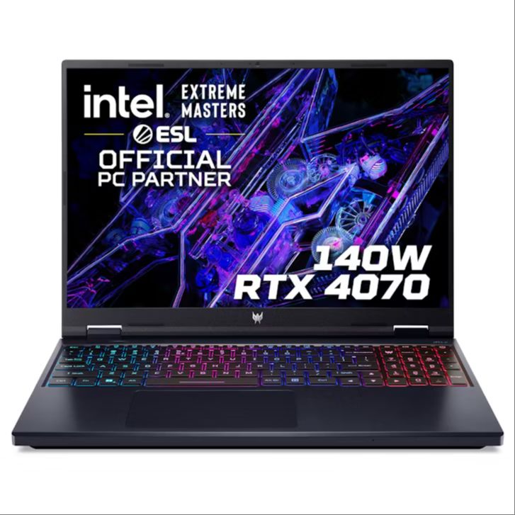 Acer - Predator Helios Neo 16 WQXGA IPS Gaming Laptop- Intel Core i9-14900HX- NVIDIA GeForce RTX 4070-16GB DDR5-1TB SSD - Abyssal Black