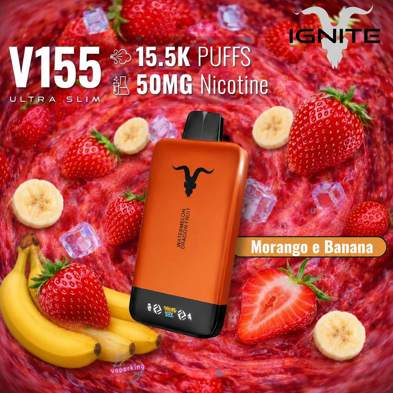 Morango e Banana - V155 Ultra Slim