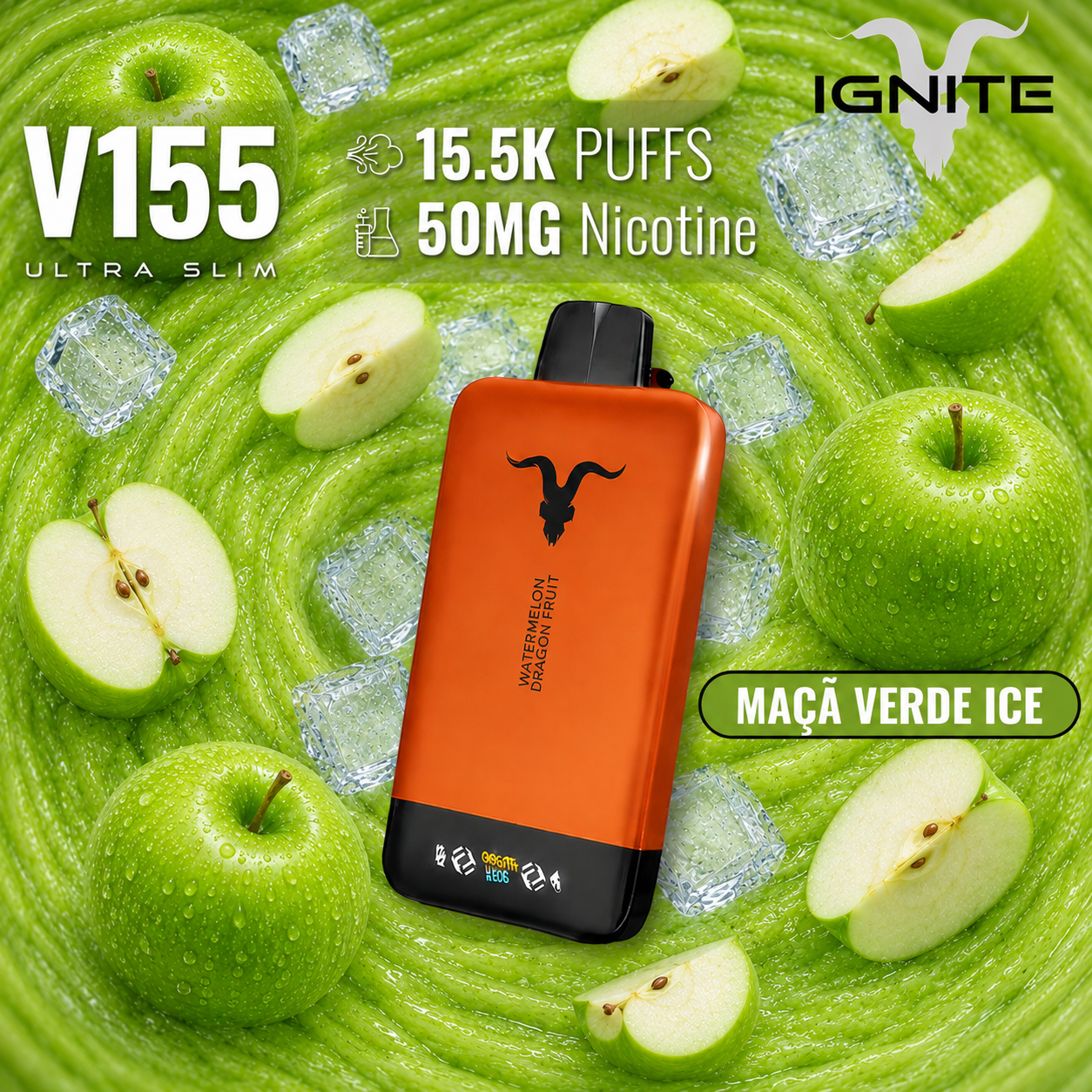 Maçã Verde Ice - V155 Ultra