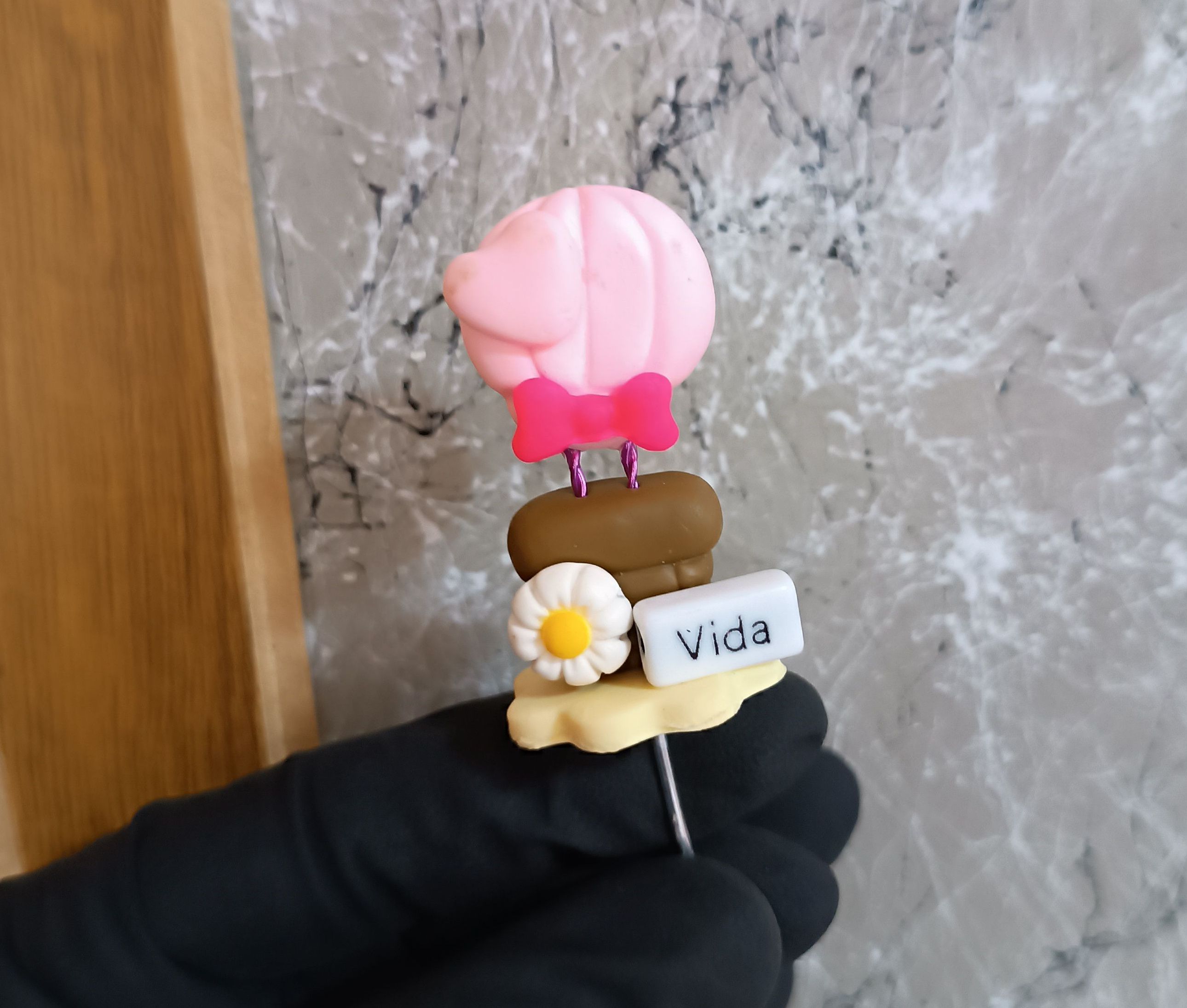 Biscuit balão com palavras