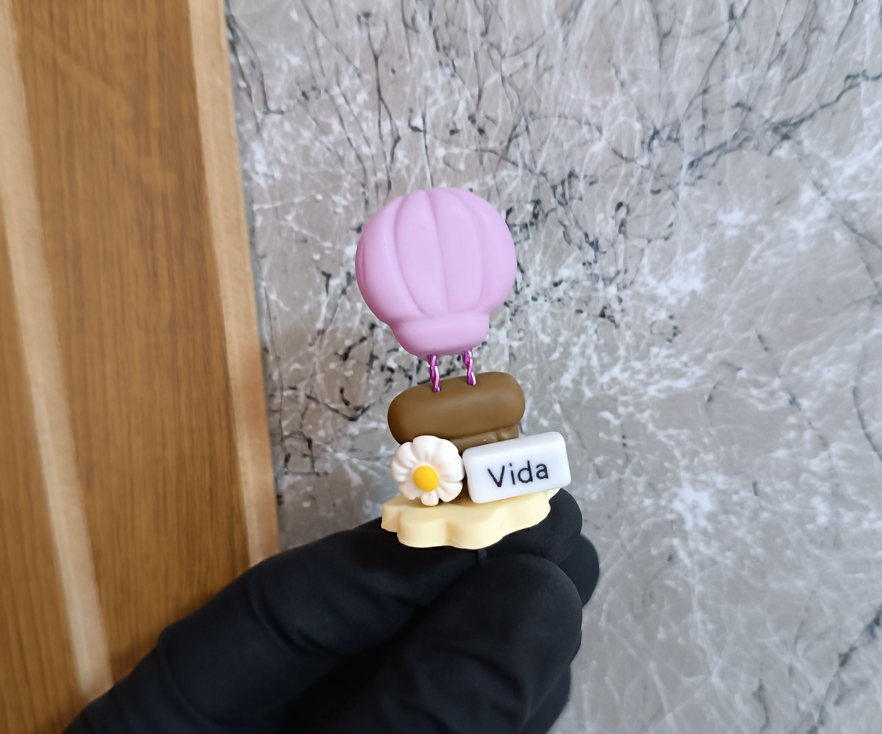 Biscuit balão com palavras