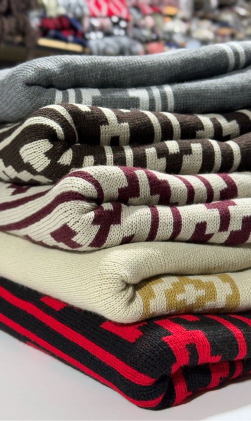 Poncho rústico PESADO JACQUARD