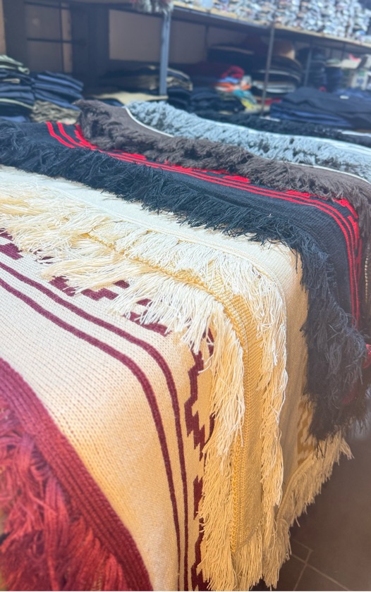 Poncho rústico PESADO JACQUARD