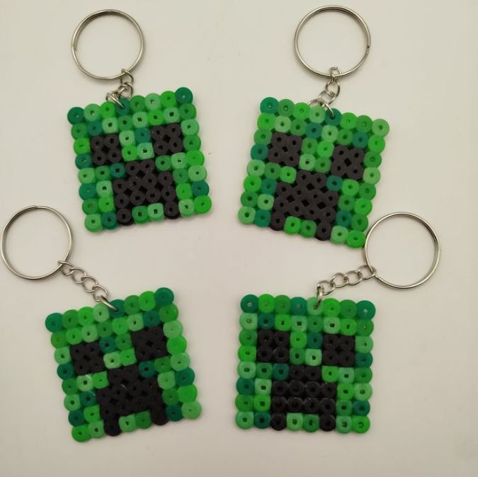 llaveros minecraft