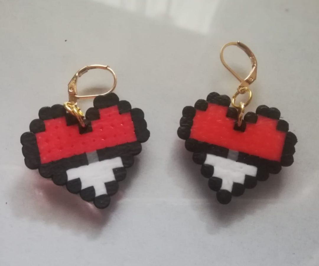 Aretes Corazón Poke