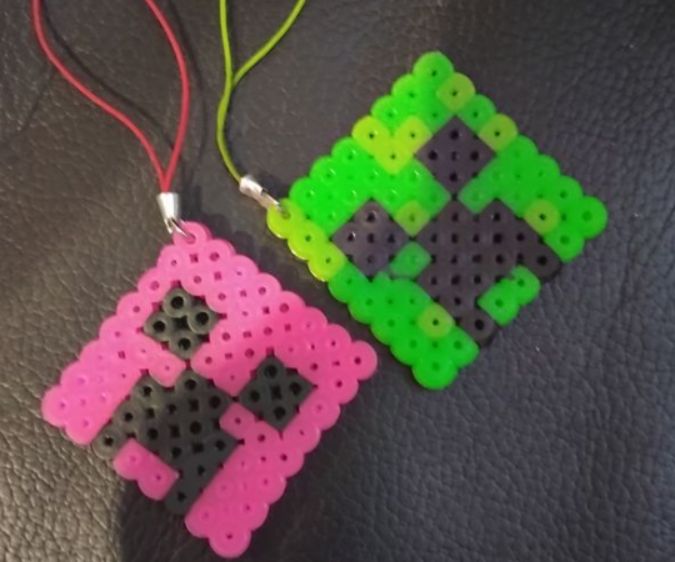 llaveros minecraft