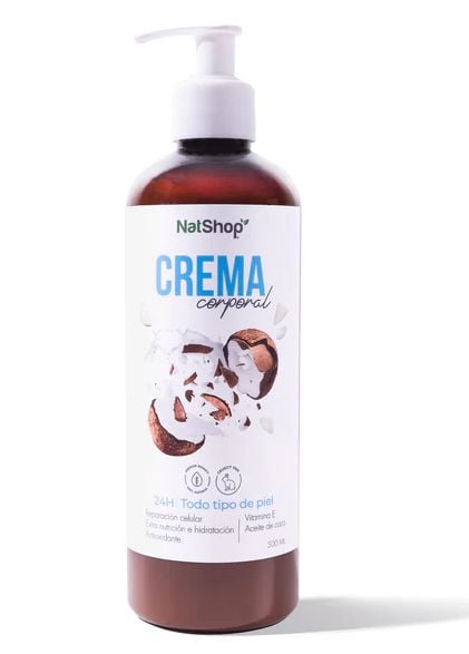 CREMA CORPORAL DE COCO (500 ML)