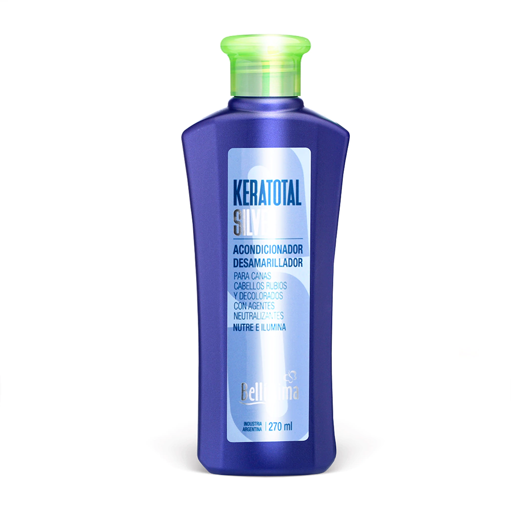 Acondicionador Desamarillador Keratotal Silver 270 ml