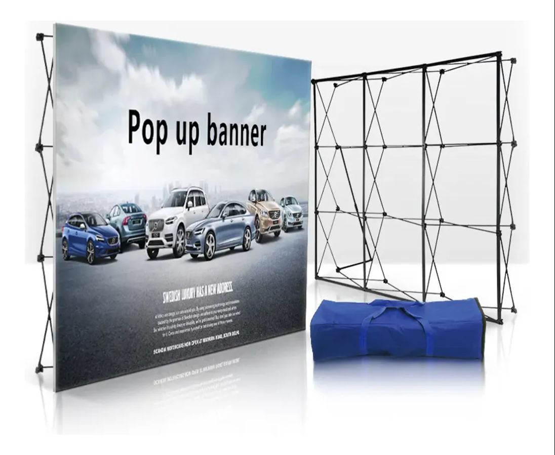 Backing Publicitario Stand Portátil Araña 2.25m X 2.25m