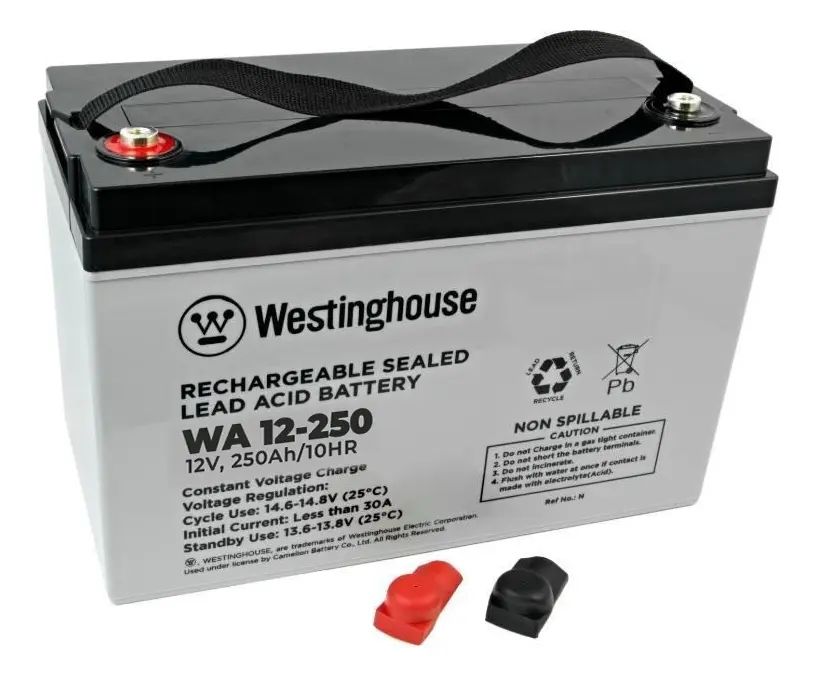 Bateria Westinghouse Original 12v 250ah Inversores Ups