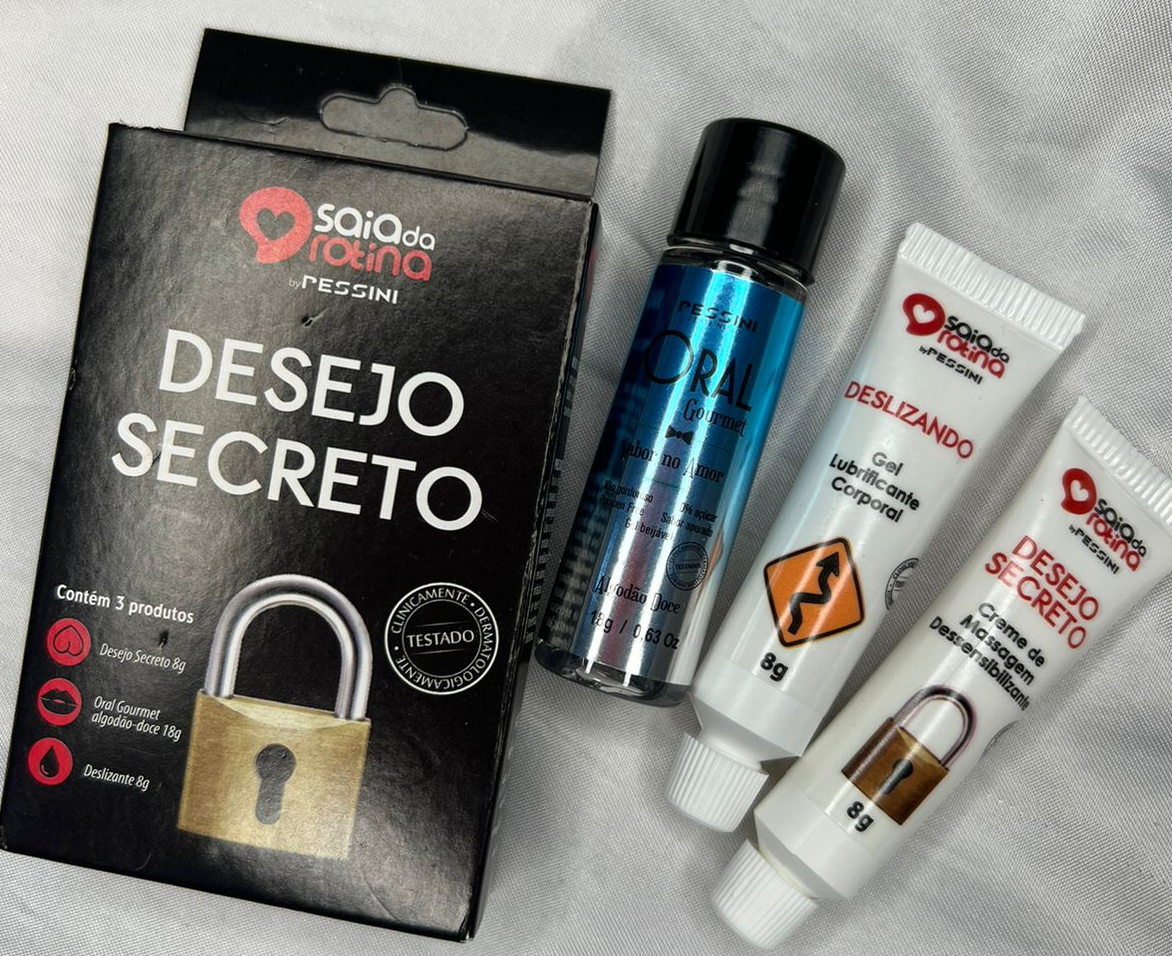 Kit Sensual Saia Da Rotina