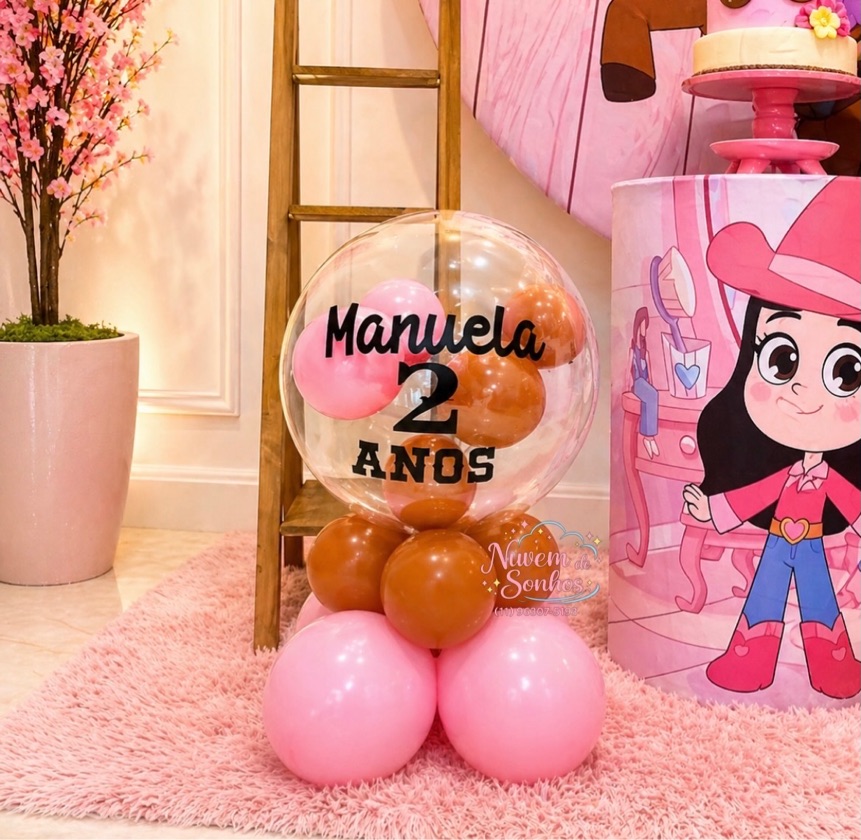 Balão personalizado boiadeira