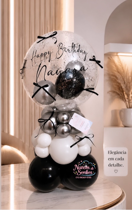 Balão personalizado luxo