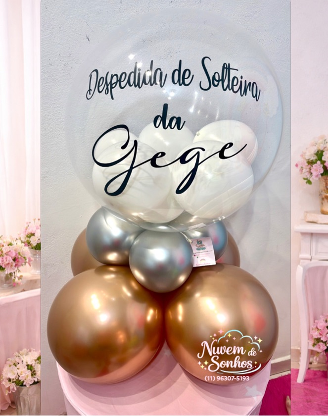 Balão personalizado despedida de solteira