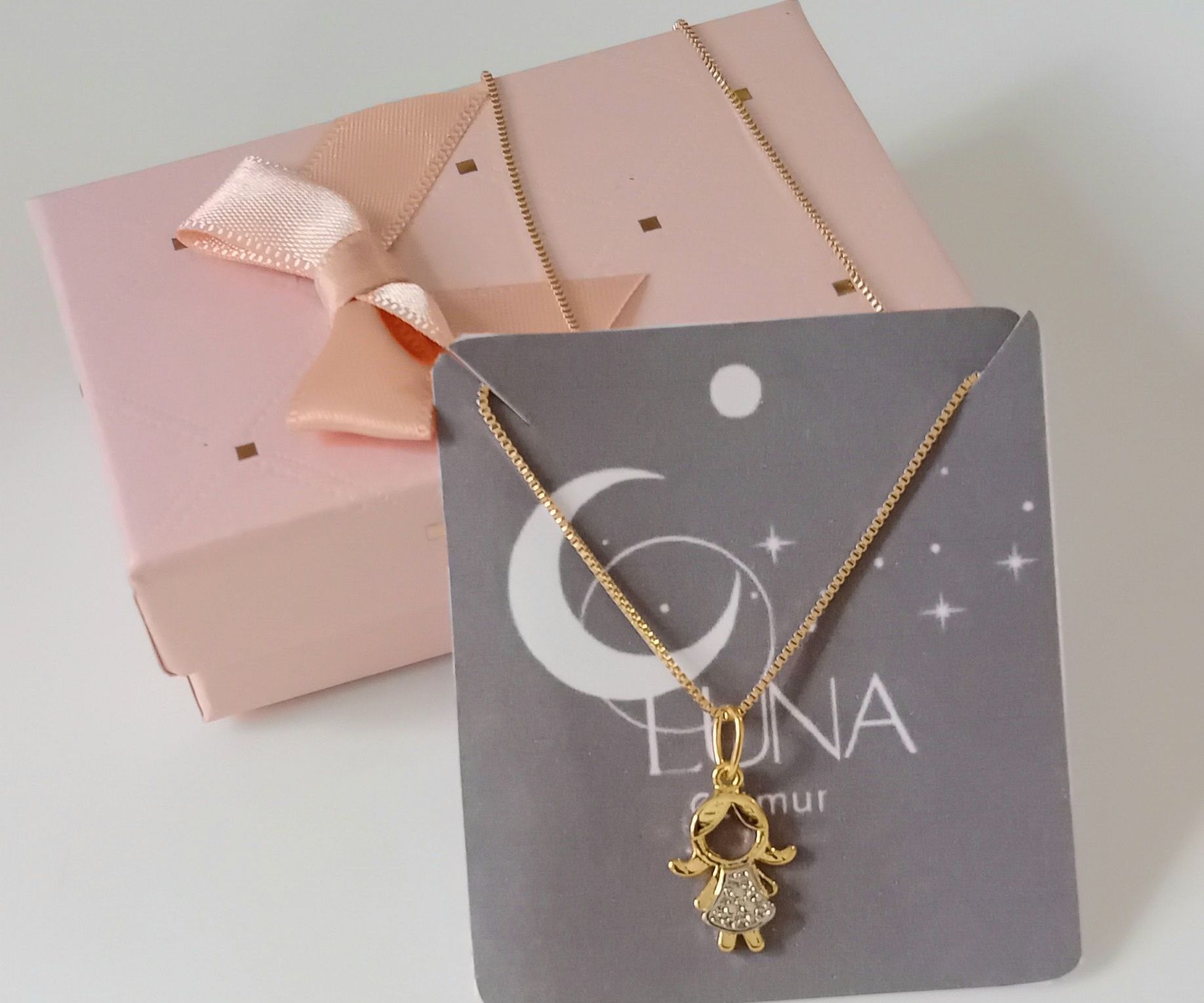Colar PG 1F Cravejado 1 Menina