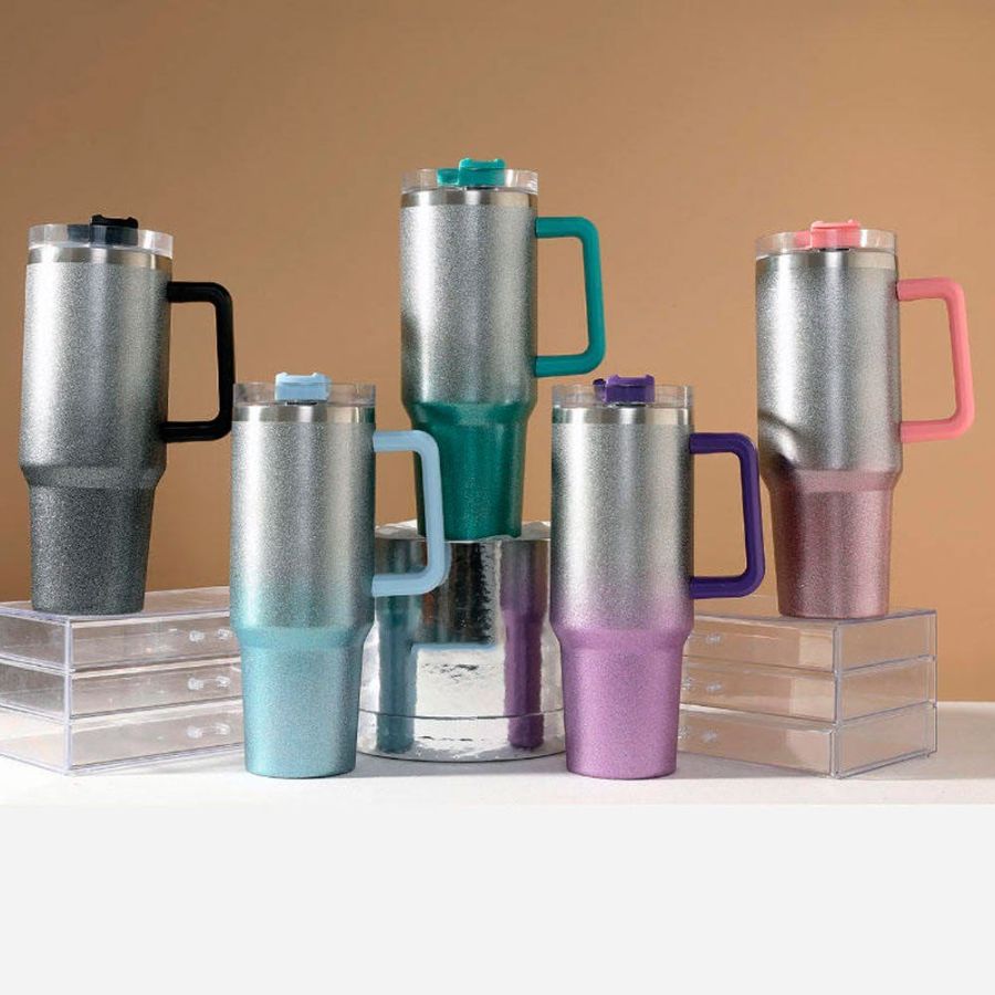 Garrafa térmica - REF 378 - 1200ml - Cor Glitter - Térmico - Linha Acessórios