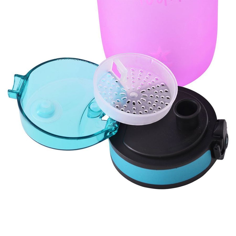 Garrafa - REF 375 - TAM 1L - Cor Frases - Variada - Plástico - Linha Acessórios