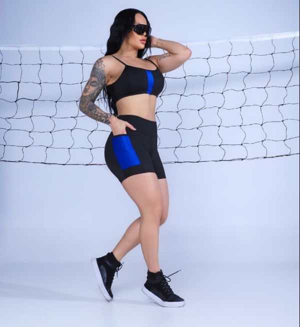Conj Short - REF 204 - TAM M/G - Cor Variada - Suplex Power - Linha ESSENCIAL