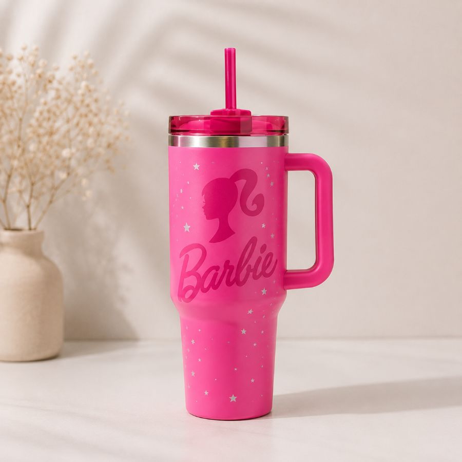 Garrafa térmica - REF 334 - TAM 1200ml - Cor BARBIE - Térmica - Linha Acessórios