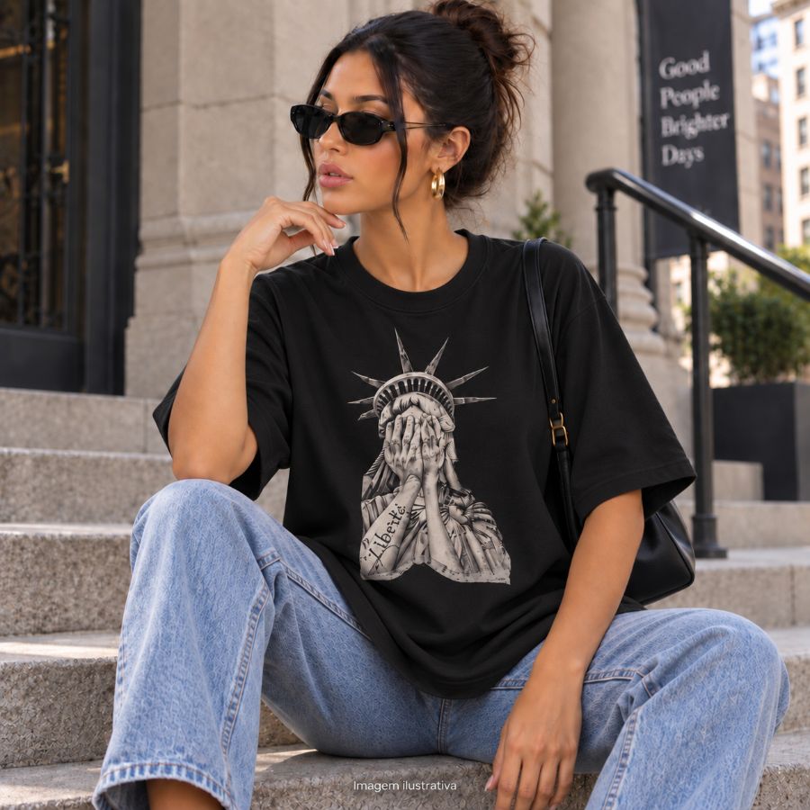 Maxi T-shirt - REF 225 - TAM M ao GG - Cor Variada - Algodão - Linha ESSENCIAL