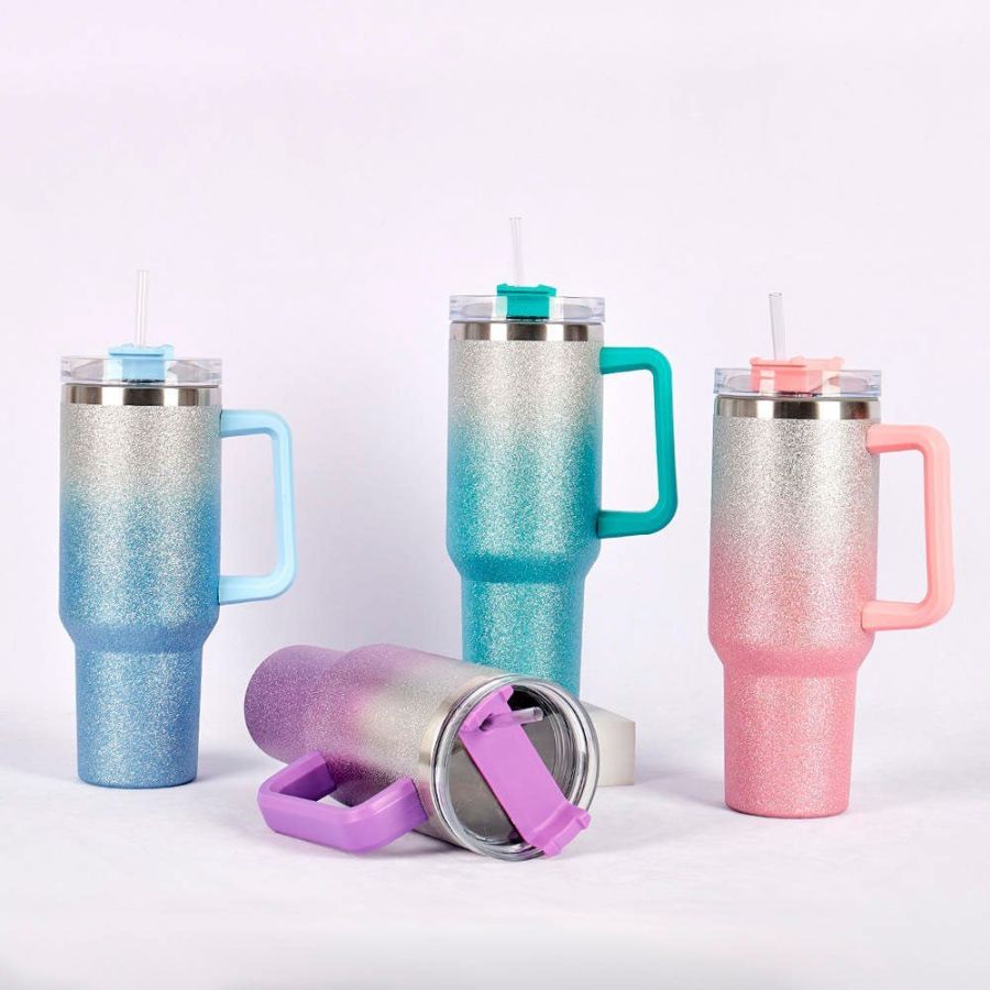 Garrafa térmica - REF 378 - 1200ml - Cor Glitter - Térmico - Linha Acessórios