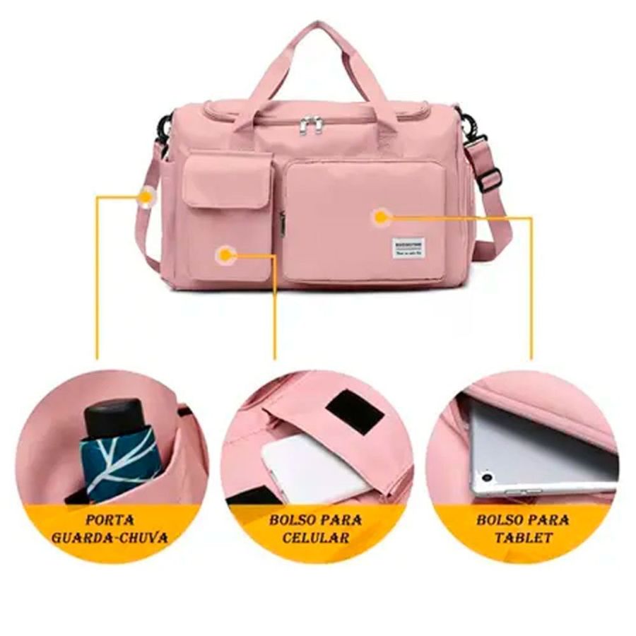 Bolsa - REF 367 - TAM U - Cor Mala sacola - Sintético - Linha Acessórios