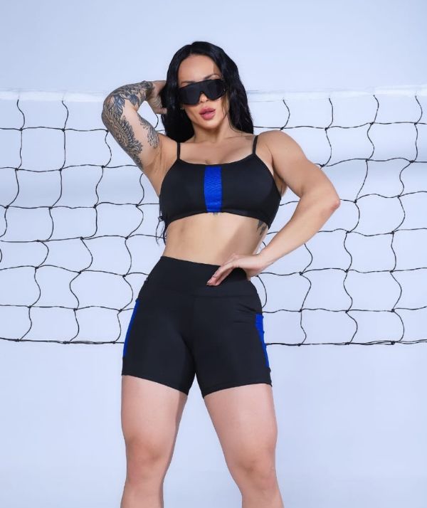 Conj Short - REF 204 - TAM M/G - Cor Variada - Suplex Power - Linha ESSENCIAL