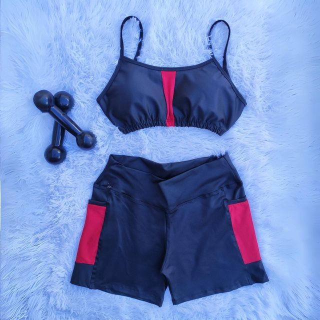 Conj Short - REF 204 - TAM M/G - Cor Variada - Suplex Power - Linha ESSENCIAL