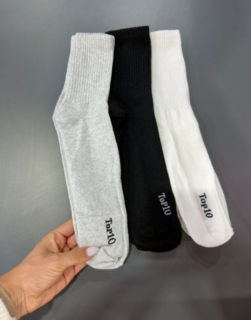 Meias esportivas - REF 358 - TAM 38-42 - Cor Variada - Algodão e elastano - Linha Acessórios