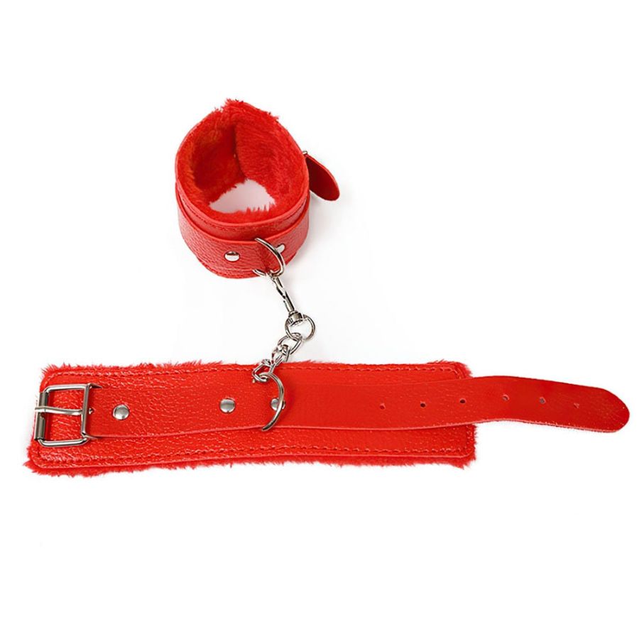 Esposas KINKY c/peluche - ROJO