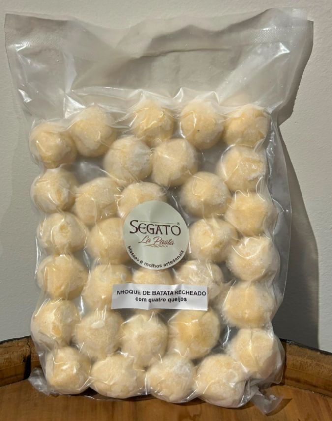 Nhoque recheado 4 queijos 500 gr