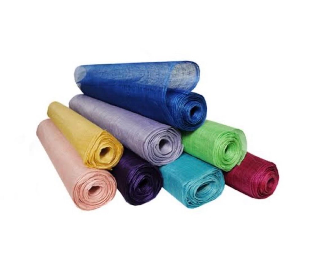 Coloured Sinamay Fabric