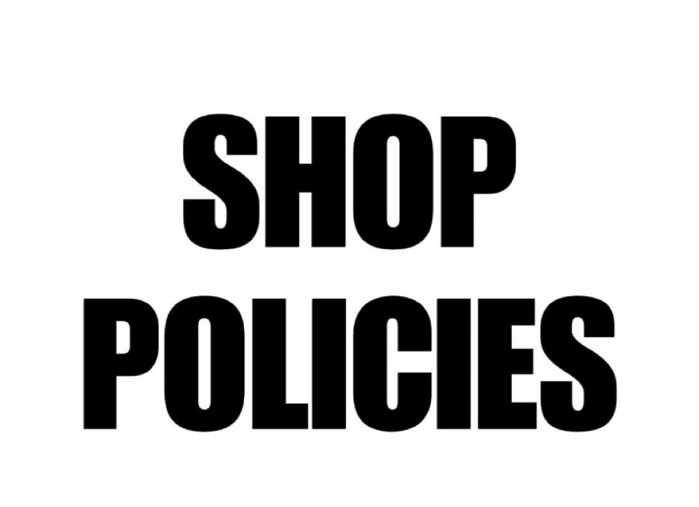 Shop Policies