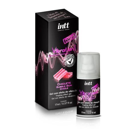 Vibration Gel Eletrizante Power Chiclete - Intt