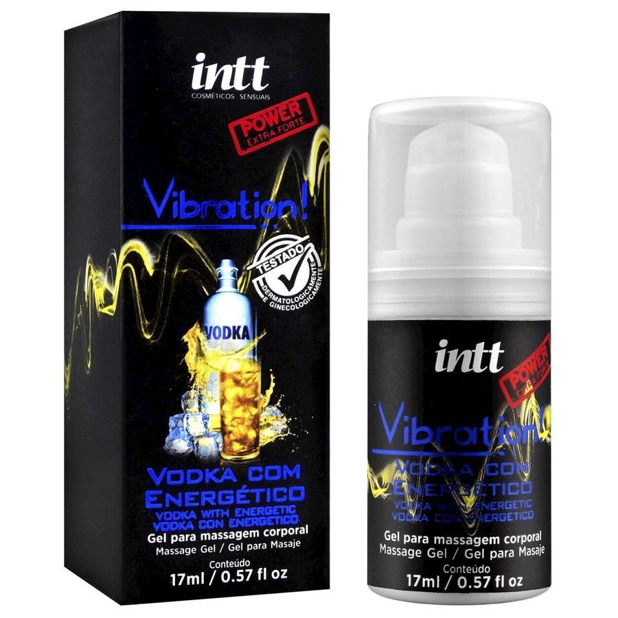 Vibration Gel Eletrizante Power Vodka com Energético - Intt