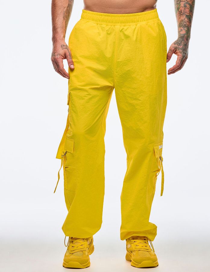 Apres Zumba High Rise Cargo Pants With Tassels
