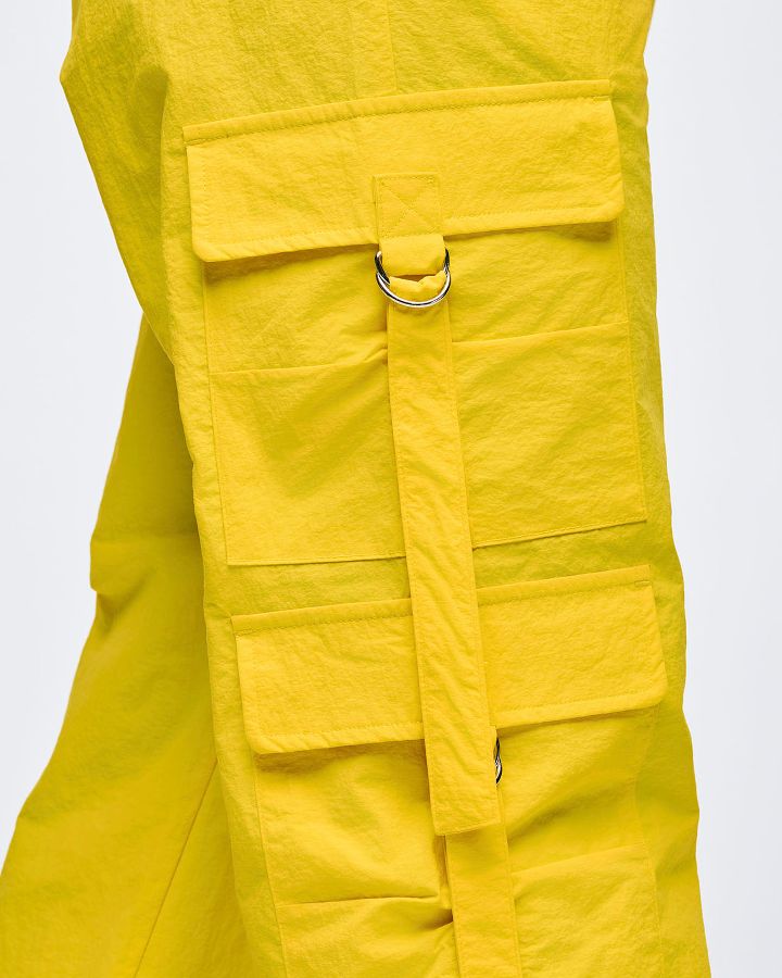 Apres Zumba High Rise Cargo Pants With Tassels
