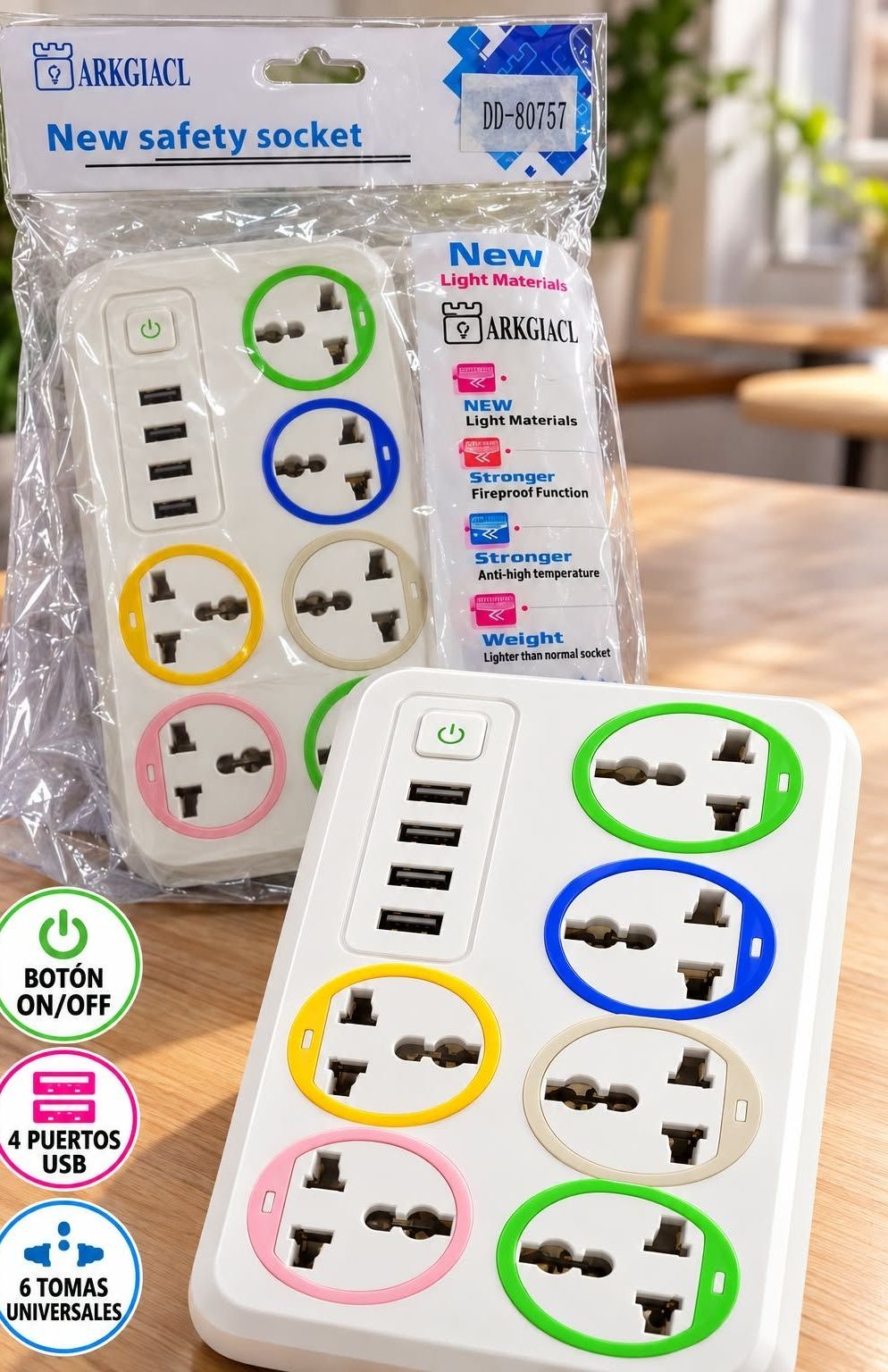 Zapatilla eléctrica con diseño moderno