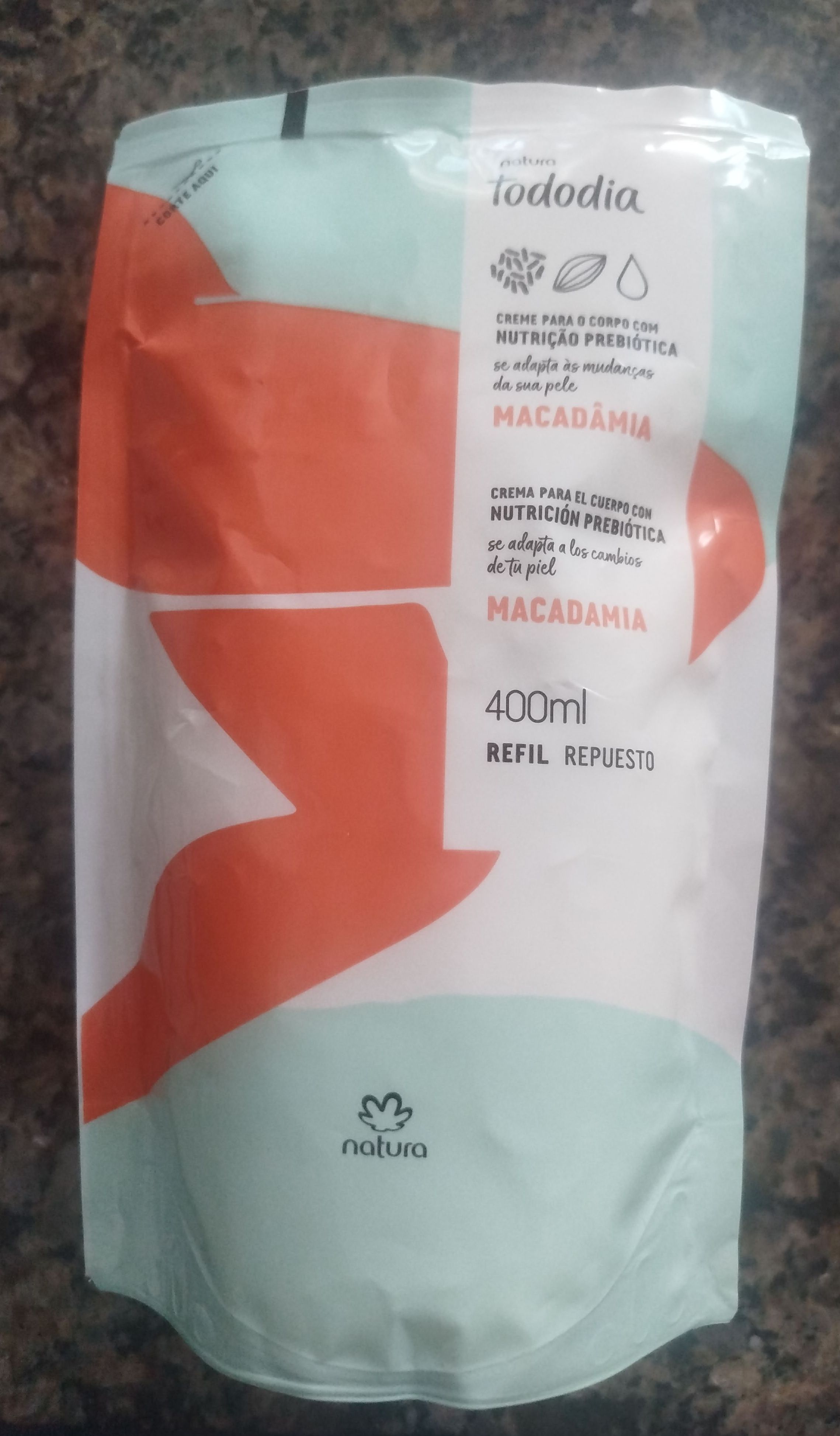 Natura refil hidratante macadâmia
