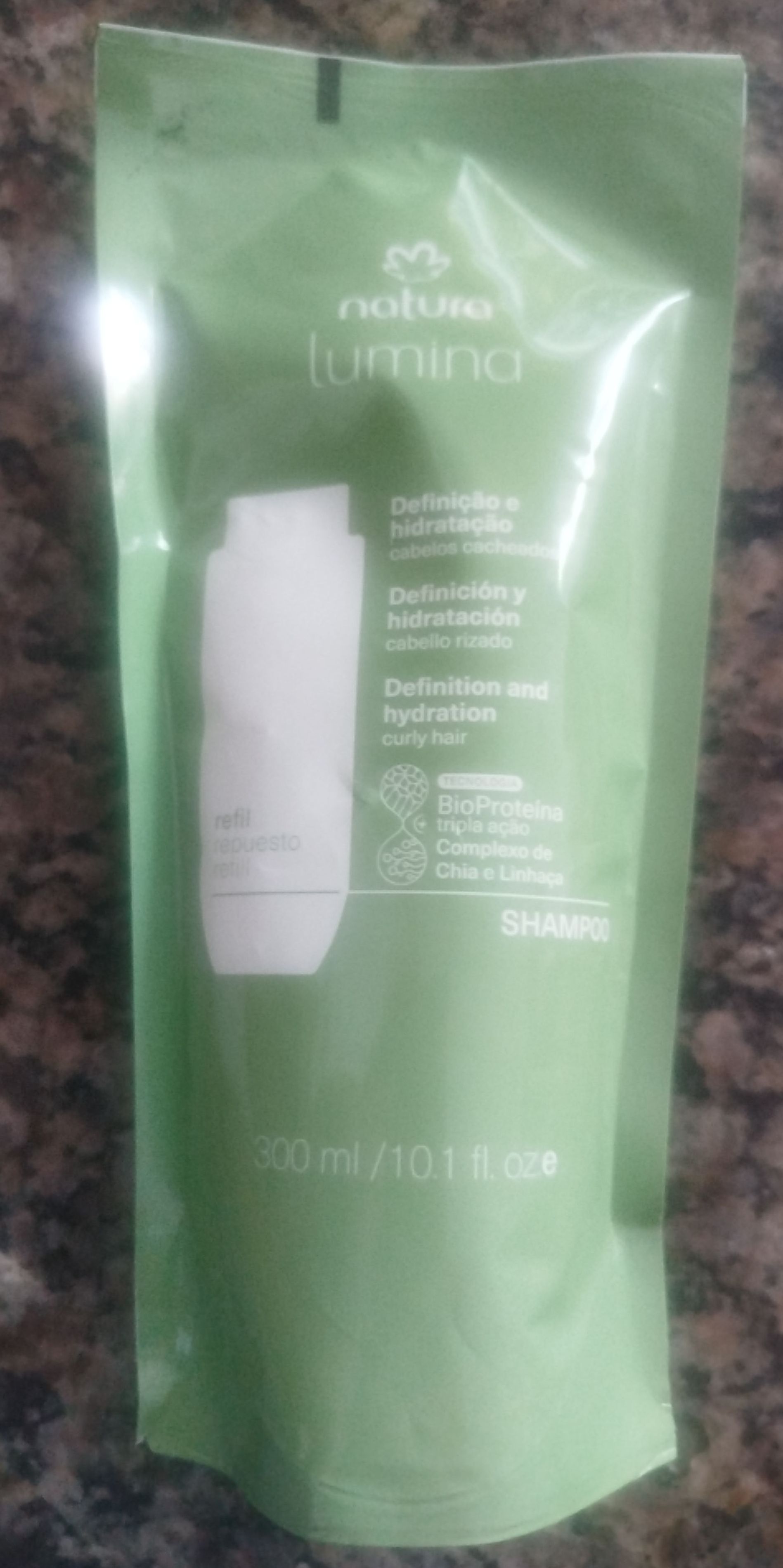 Natura refil Shampoo Lumia cabelos cacheados