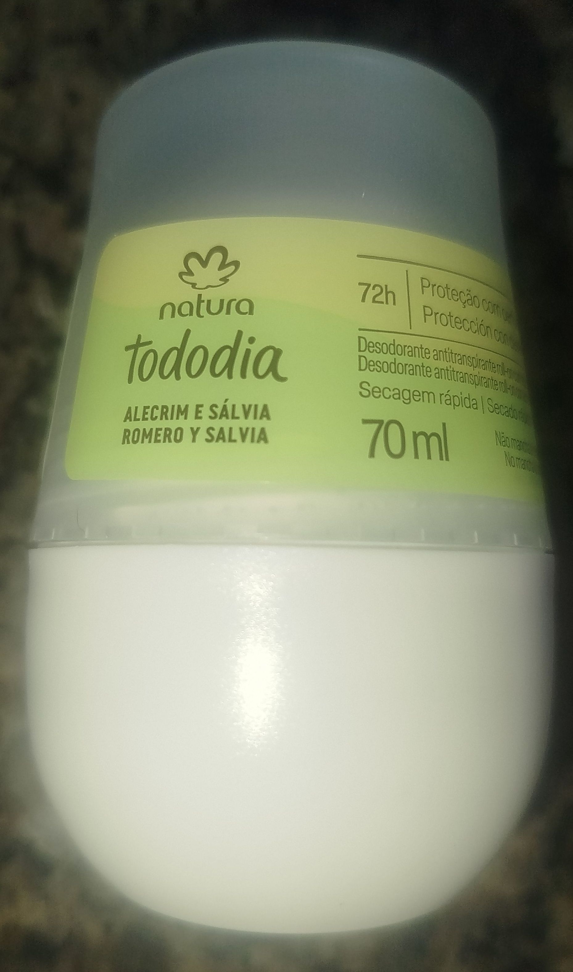 Natura roll-on alecrim e sálvia