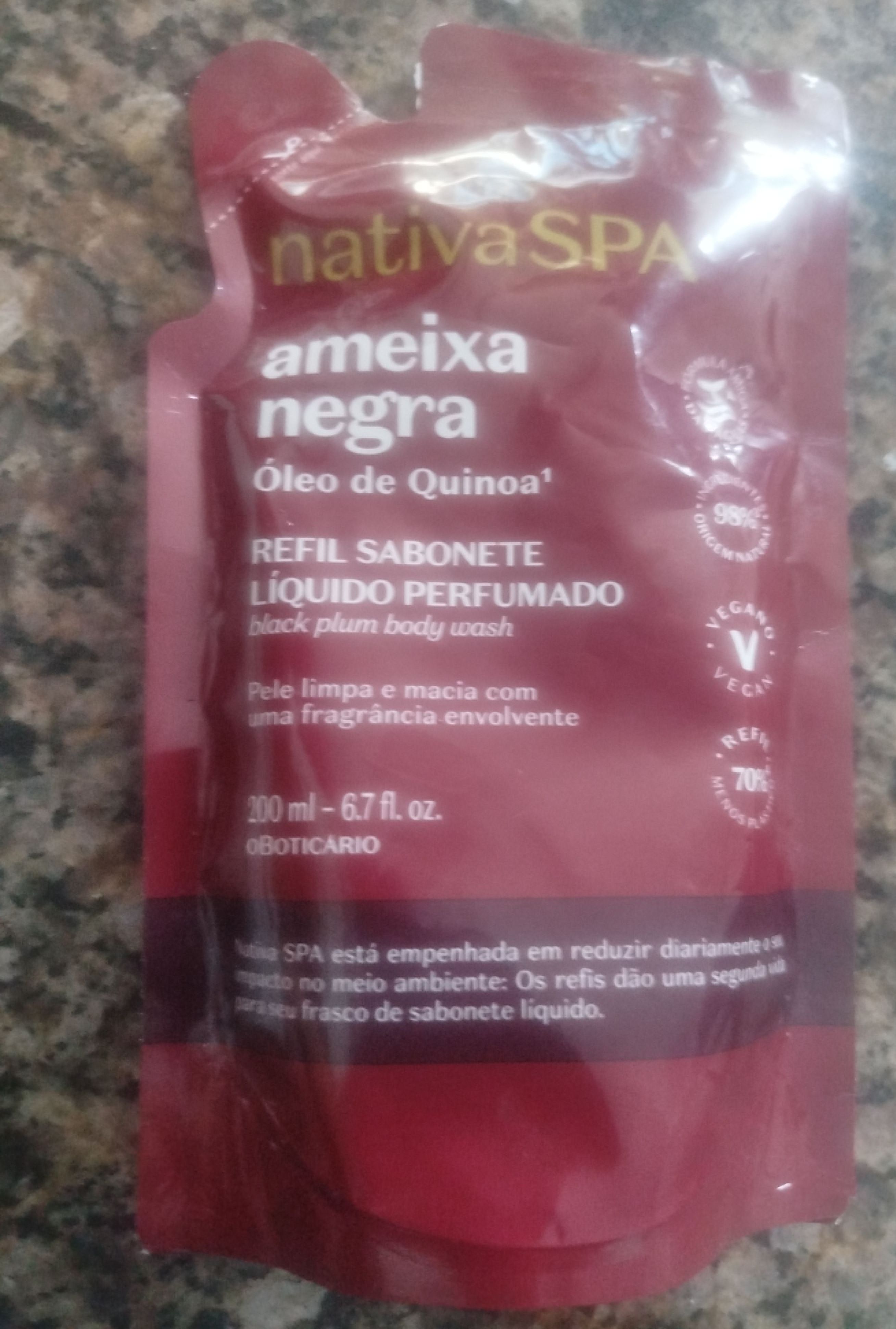Boticário Nativa SPA ameixa Negra refil